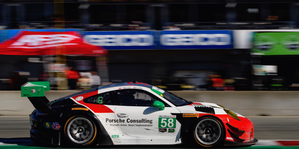 El equipo Porsche GT obtiene el segundo puesto después de la táctica de suspenso