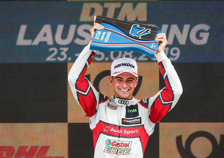 Brecha reducida: Nico Müller celebra la segunda victoria del DTM esta temporada
