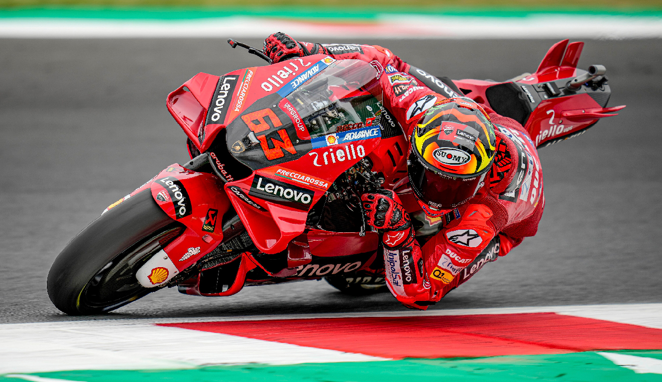 Bagnaia consigue su cuarta victoria consecutiva en Misano Adriático.