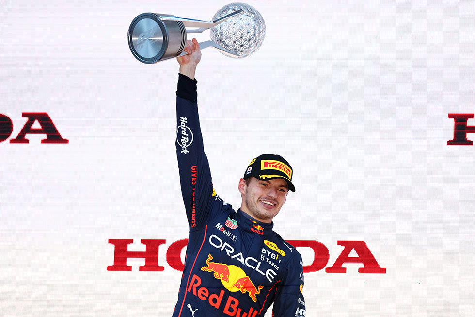 Unidad de potencia Honda contribuye al campeonato mundial de pilotos de Max Verstappen en la F1