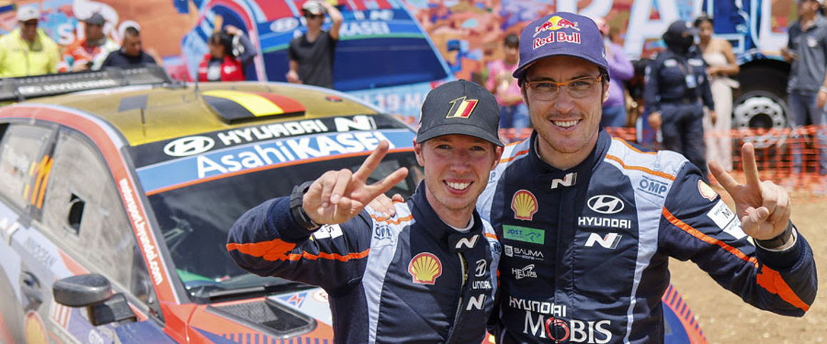 Hyundai Motorsport consigue podio en el regreso del WRC a México Recibidos