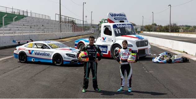 Valvoline Global anuncia patrocinio de Ivanna Richards y Homero Richards,miembros de equipo HRI México