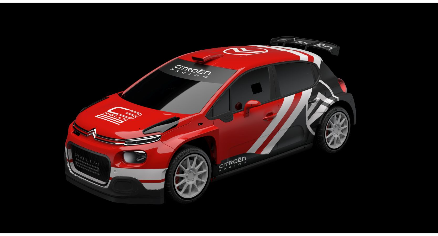 Citroën Racing presenta una nueva y atrevida decoración del C3 Rally2 para la temporada 2024