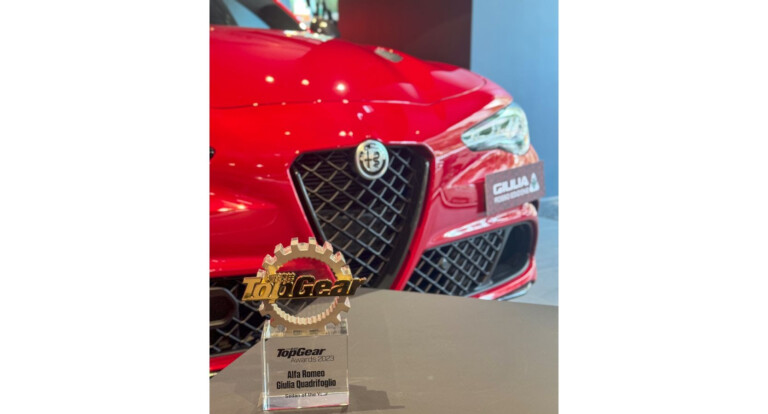 Alfa Romeo Giulia Quadrifoglio nombrado “Sedán del año” por la prestigiosa revista Top Gear Hong Kong
