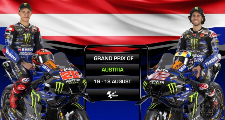 Monster Energy Yamaha MotoGP se reúne en Austria para la 11ª ronda