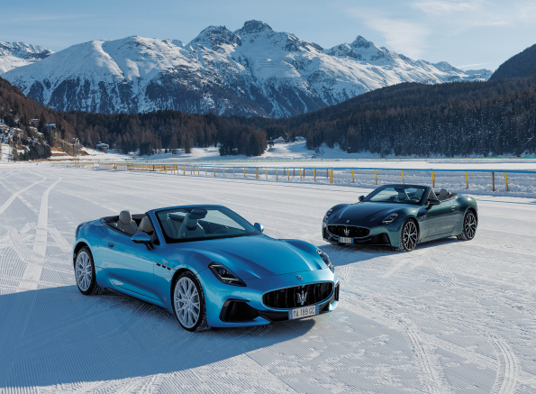 Maserati completa su gama GranCabrio en el ICE St. Moritz