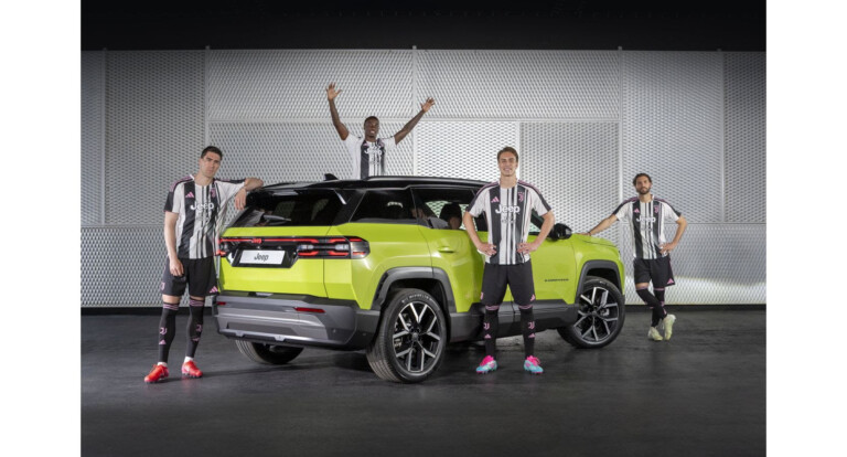 La marca Jeep® regresa a las camisetas de la Juventus.