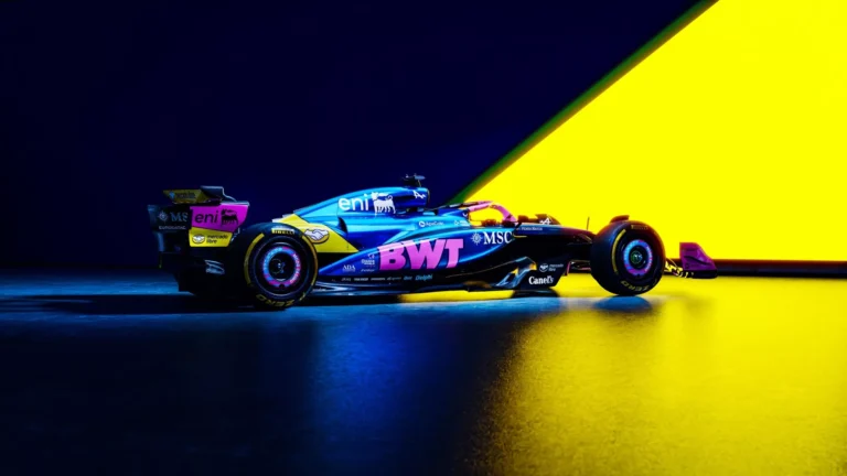 BWT Alpine Formula One Team y Mercado Libre presentan la decoración especial del A525 para la gira americana
