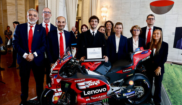 Ducati ocupa un lugar destacado en el Ministerio de Relaciones Exteriores y Cooperación Internacional de Italia