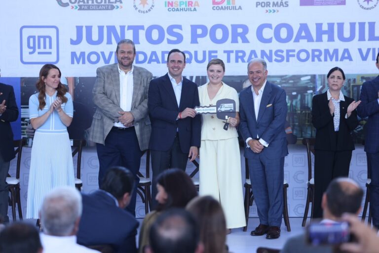 GM de México dona vehículos Chevrolet BrightDrop para acercar programas sociales y apoyo a comunidades de Coahuila