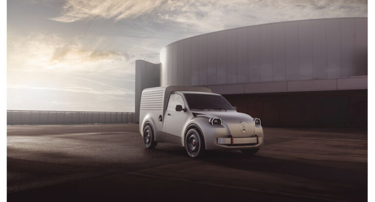 Concepto 2 CV Furgoneta: Citroën revive una silueta emblemática de los vehículos comerciales.